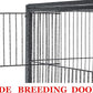 Large Double Birdhouse Treehouse Bird Flight Center Divider Cage with Side Breeding Nest Doors Removable Rolling Stand