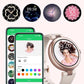 Fitness Tracker, Round Fitness Watches for Women with Bluetooth Call Heart Rate Monitor Sleep Tracker Calorie/Step Counter, Birthday Gift for Women Lady Mom Waterproof Starlight