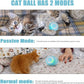 Power Ball 2.0 Interactive Cat Toy, Smart Automatic Rolling Ball for Indoor Cats, USB Charging (Pink & Blue)