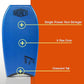 Morey Mach 7X 41.5-42.5" Bodyboard - Choose Size and Color (Blue/Red, 41.5")