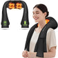 Cordless Shiatsu Neck and Shoulder Massager, Back Massager with Heat,Massage Deeper Tissue 4D Kneading Massage for Shoulder, Neck and Back, Use at Home, Office, Car - Gifts for Fathers Day Dad Gift