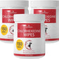 NOVEHA Pet Wipes - Formulated Pet Wipes - for Facial and Finger Folds, Underarms - 3" x 2" Size (450 Counts)