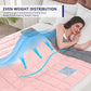 yescool Weighted Blanket for Adults (17 lbs, 60" x 80", Pink Grey) Cooling Heavy Blanket for Sleeping Perfect for 160-180 lbs, Queen Size Breathable Blanket with Premium Glass Bead, Machine Washable