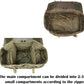 3 In 1 Military Backpack Travel Duffle Bag for Weekender Gym Traveling Workout Deployment