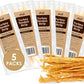 iPaw Turkey Tendons for Dogs, 100% Turkey and US Sourced Raw Material, Hypoallergenic, All Natural Human Grade Puppy Chew, Rawhide Alternative Dog Treats, 5 Unit/Pack Strip