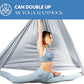 Aerial Silks Starter Kit - Durable 9 Yards of Aerial Yoga Hammock with Hardware & Guide - Aerial Swing for Acrobatic Flying Yoga & All Levels (Aerial Rigging Point Up to 13ft)