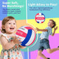KUYUTQ Soft Light Quiet Indoor Volleyball for Kids Youth Beginners, Perfect for House Yard Training Practice Games(Deflated)