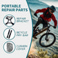 Portable Repair Stand,For Bicycles,eBikes,Compatible w All Electric Bikeswith Maintenance Bracket,Pry Bar,Cushion Cover, Black,Carrying Case,Absorbent Cloth,Waterproof Seat Cover