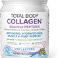 Natural Factors Total Body Collagen Bioactive Peptides Powder for Healthy Skin, Hair & Joints, Unflavored, 500 g
