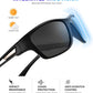 KALIYADI Polarized Sunglasses for Men, Sports Sun Glasses for Driving Cycling Fishing with UV protection