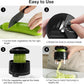 3 in 1 Vegetable Spiralizer Slicer, Adjustable Zucchini Carrot Noodle Maker, Cucumber Spiral Cutter, Easy to Use Kitchen Tool（Black）