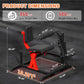 All-in-One Leg Extension and Curl Machine, Adjustable Seated Leg Rotary Extension Machine for Lower Body, Plate Loaded Home Gym Weight Machine for Thigh Workouts