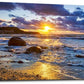 canvas wall art for living room bedroom Wall Decor blue ocean landscape painting Hang Home Decoration office bathroom kitchen sun beach sea golden Waves on the beach canvas art Prints pictures Works