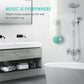 INSMY C12 IPX7 Waterproof Shower Bluetooth Speaker, Portable Small Speaker, Speakers Bluetooth Wireless Loud Clear Sound Support TF Card Suction Cup for Outdoor Kayak Canoe Beach Gift (Mint)