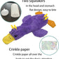 No Stuffing Dog Toys 3 Pack, Squeaky Dog Toys for Large Dogs, Plush Toys for Aggressive Chewers Small Medium Large Breeds, Puppy Chew Toys for Teething (Short Plush)