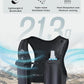 Running Vest for Women Men, USA Original Patent, Adjustable Chest Straps Running Hydration Vest with 500ml Soft Flask, Lightweight Reflective Hydration Backpack for Marathon