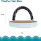 Catstages Scratch & Groom Cat Scratcher with Removable Curved Brush for Self-Grooming Station, Orange