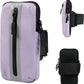 Running Phone Holder Armband, iPhone Arm Bands for Exercise, Running Arm Bands for Cell Phone, Phone Purse Cell Phone Holder for Walking (Purple)
