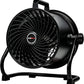 10-Inch High-Velocity Drum Air Circulator Fan, Heavy-Duty Shop Fan with 3-Speed & 360° Tilting Floor Fan for Warehouse, Industrial, Workshop