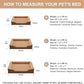WNPETHOME Dog Beds for Large Sized Dogs, Washable Orthopedic Dog Couch Sofa Bed with Waterproof Lining & Non-Skid Bottom for Pet Sleeping