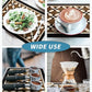 AMOAMI Coffee Mat Hide Stain Rubber Backed Absorbent Dish Drying Mat for Kitchen Counter - Fits Under Coffee Maker or Machine - PEANUT 17x31.5