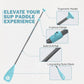 SUP Paddle - Paddle Board Paddle 4 Piece Stand Up Paddleboard Paddles Lightweight Floating Kayak Paddle - Light Blue - Lake Green - Light Green