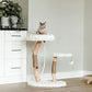 Mau Lifestyle Luxury Cat Tree: Modern Cat Condo & Luxury Wood Cat Tower; Natural Branch Scratching Tree & Cat Condo; Cat Gifts by Mau
