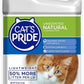 Cat's Pride Lightweight Clumping Litter: Natural - Powerful Odor Control - Unscented, 10 Pounds