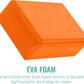 3" Yoga Block, 10 Pack Bulk EVA Foam Yoga Blocks, Firm and Supportive Yoga Brick, Balance Foam for Stretching, Pilates, and Workout, 3" x 6" x 9"
