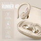 Back Bay Audio - Runner's Wireless Earbuds Bluetooth Headphones for Sports, Hook Over The Ear Buds, Deep Bass, Wrap Around Earphones with Earhooks for Running, Workout Wireless Headphones for The Gym