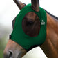 Harrison Howard Super Comfort Stretchy Fly Mask Large Eye Space with UV Protection Soft on Skin with Breathability Deep Green Full Size