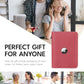 ALLIVE Genuine Leather Passport Holder with Airtag, Travel Must Haves Airport Essentials, Case Travel Gifts