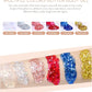 6PCS Pink Face Body Glitter Gel，Mermaid Holographic Sequins Chunky Glitter Paint for Party Singer Concerts Music Festival Rave Accessories for Girls Women Face Body Hair Sparkling Makeup