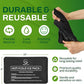 2 Pack Reusable Ice Packs for Injuries - Soft Ice Pack with Velvet Soft Fleece Fabric | Flexible Hot and Cold Gel Ice Pack Set- Cold Packs for Injuries, Knee, Back, Neck Pain - 10 x 6, Black