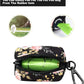 Petmolico Dog Poop Bag Holder Leash Attachment, Waste Bag Dispenser Zippered Pouch, Fits Any Leash, Includes Free Roll of Bags, 2 Packs - Pink Rose
