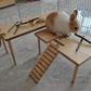 Bamboo Apple Sticks for Chinchillas Hamster Mouse Gerbil Bunny Pet Rat Guinea Pig Rabbit Chew Wood Timothy Hay Sticks Enrichment Toys for Teeth Supply Treats Snacks for Boredom Indoor