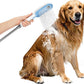 SR SUN RISE Dog Shower Attachment with 4 Adjustable Spray Modes, Pet Shower Attachment Hose for Easy Installation, Dog Shower for Bathing and Grooming, Indoor/Outdoor Use, 6.5-Foot Hose, Blue/White
