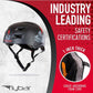 Flybar Bike Helmet- Multi Sport Dual Certified Adjustable Dial, Lightweight Skateboard Helmet, Roller Skating, Pogo, Electric Scooter, Snowboard, Boys and Girls Kids- Adults Helmets