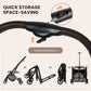 Pet Stroller, Small to Medium Dogs & Cats, Foldable, One-Hand Fold, Detachable Carrier, Latte Color