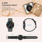 aeac Smart Watch for Men Women, AMOLED Ultra-Clear Screen Fitness Trackers with Heart Rate/Sleep/SpO2 Monitor, Smartwatch for iPhone/Samsung/Android, 110+ Sport Modes Waterproof Reloj Inteligente