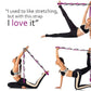 SANKUU Yoga Straps Stretching Strap with 12 Loops Workout Poster, Straps for Stretching Physical Therapy Equipment Long Stretch Out Bands for Exercise, Pilates and Gymnastics for Women Men