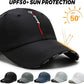 CLAPE Outdoor Sun Visor Hats Lightweight Waterproof Breathable Sports Hat UPF50+ Ultra Thin Cooling Baseball Hats