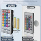 Pawfly 1.8W Aquarium LED Light - 7.5" Underwater Fish Tank Light with Timer & Remote Control (4 Modes, Battery Not Included)