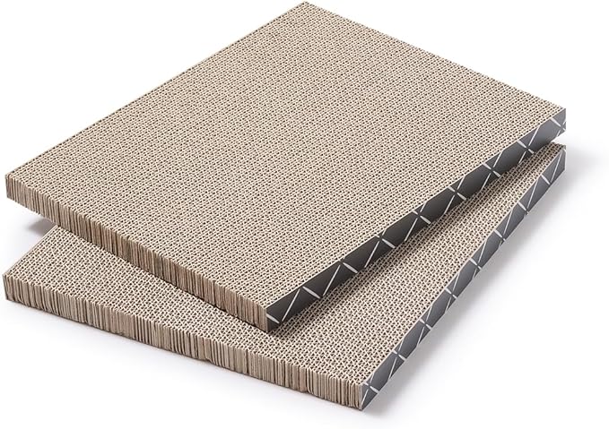 Hide & Scratch: Cat Scratcher Pad Pack; Cat Scratch Pad Refills for Hide & Scratch Scratcher Box (2 Pack)