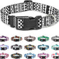 Mercano Adjustable Dog Collar - Special Design Patterns, Soft Nylon Comfortable Durable Pet Collar for Small Medium Large Dogs (S, Black White A)