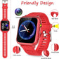 Smart Watch for Kids - Kids Smart Watch Girls Boys Gifts for 4-12 Years Old with 24 Games Camera Video Music Player Flashlight Alarm Clock Pedometer Birthday for Boys Girls Age 6 7 8 9