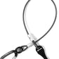 Mighty Paw Dog Seat Belt - Chew-Proof Metal Safety Restraint - Steel Braided Vehicle Tether - Rock Climbers Carabiner Included - Pet Car Leash Seat Belts - Dogs Car Safety Harness -Black, 40cm