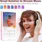 144GB MP3 Player with Bluetooth WiFi, Android 13 OS MP3 MP4 Player with 4" Touchscreen and Speaker, MP3 Music Players with Spotify, Audible, Amazon Music, Play Store (Pink)