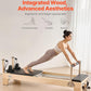 VEVOR Pilates Reformer Machine, Pilates Workout Equipment for Home Gym Studio Use, Pilates Bed with Dual Resistance- Spring & Cord, Reformer Set, Up to 400 LBS