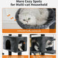 Made4Pets Tall Cat Tree, 80" Cat Tree Tower for Indoor Cats Large Adult, Modern Cat Tower with Scratching Post, Cozy Hammock, 3 Perches and 2 Condos, Sturdy and Fluffy, Dark Gray